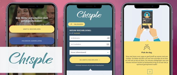 Screenshots Chisple app