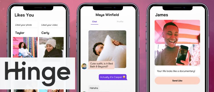 screenshots Hinge