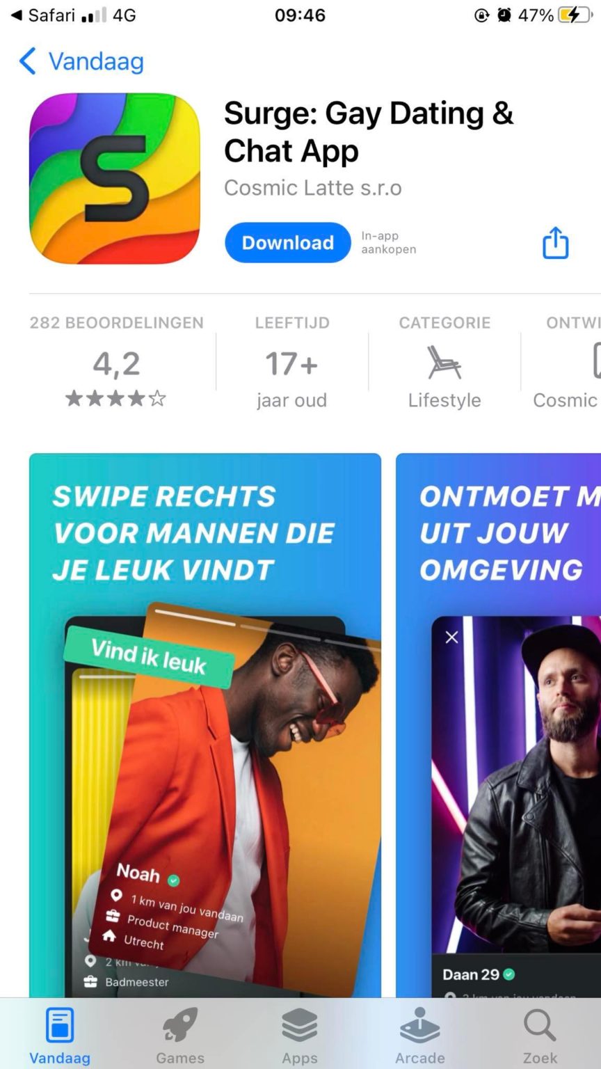 Surge app review, hoe werkt Surge? Dating App Kiezen