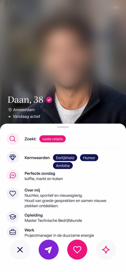 Lexa uitgebreid profiel bekijken
