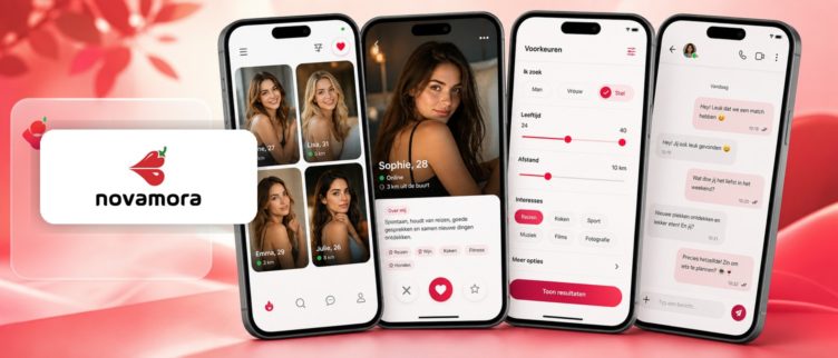 Screenshots NovaMora app