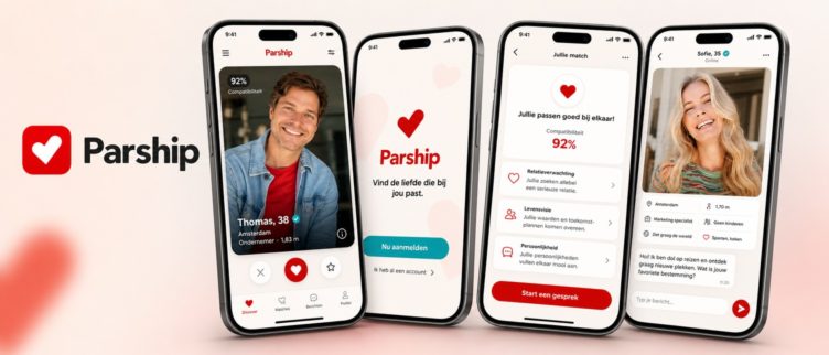 Screenshots Parship app