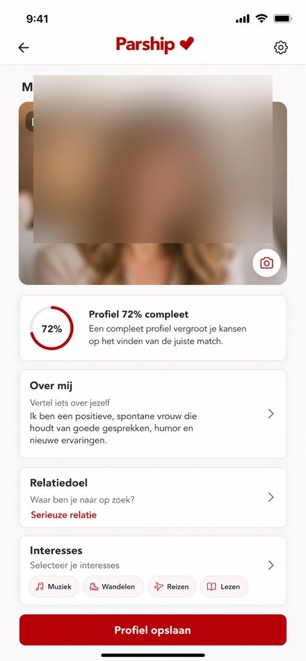 Parship profiel invullen en compleet maken