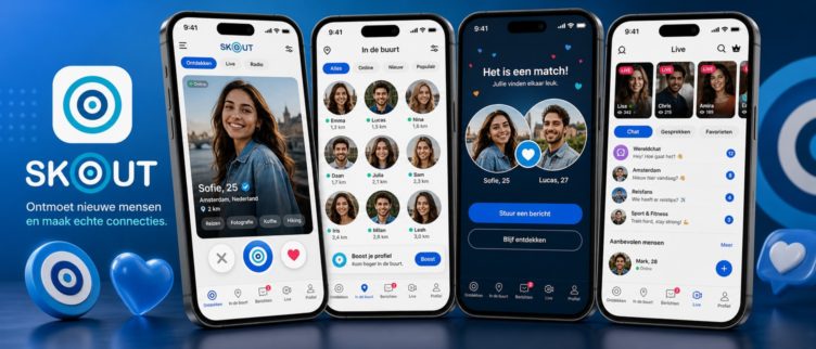 Screenshots Skout app